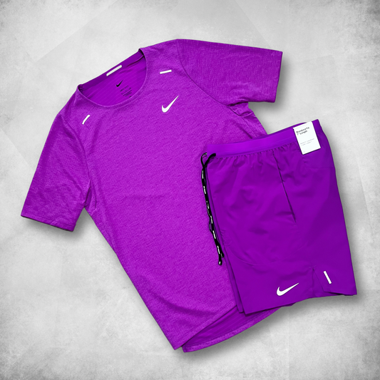 Nike Purple Techknit Flex Set