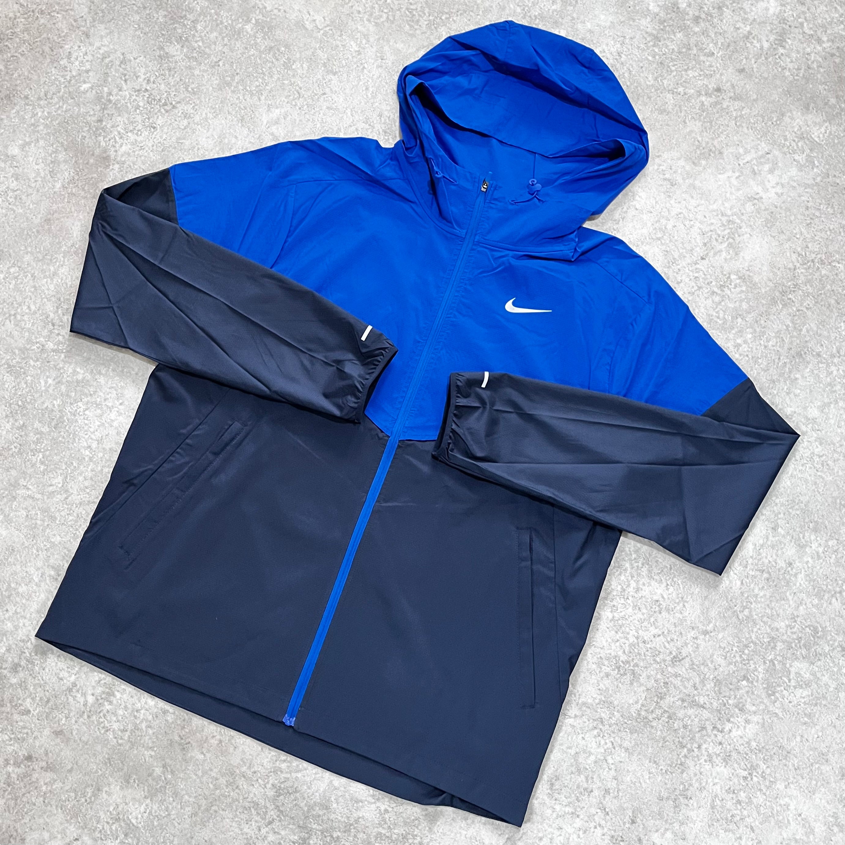 Royal blue windbreaker nike on sale