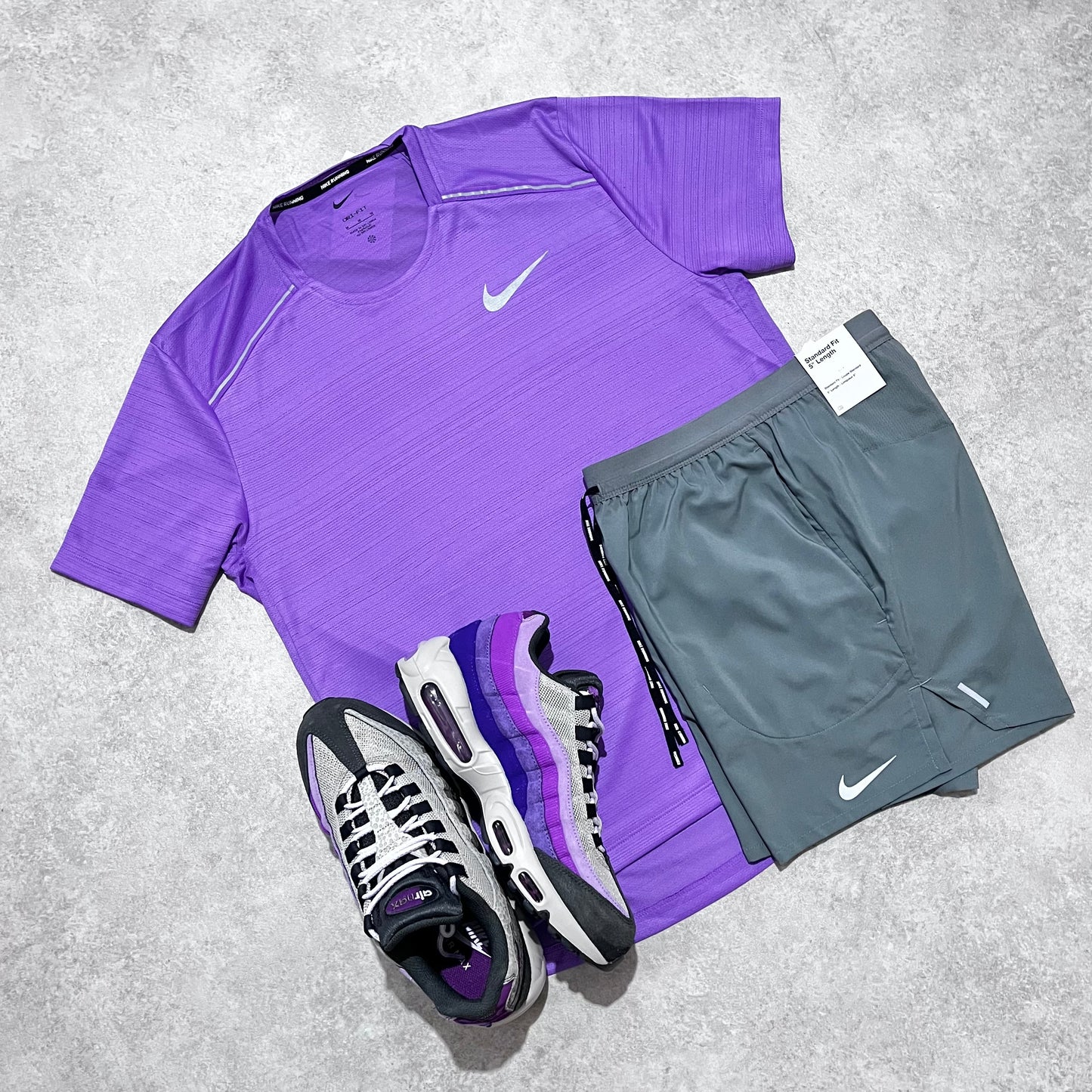 Nike Violet Miler Flex Set