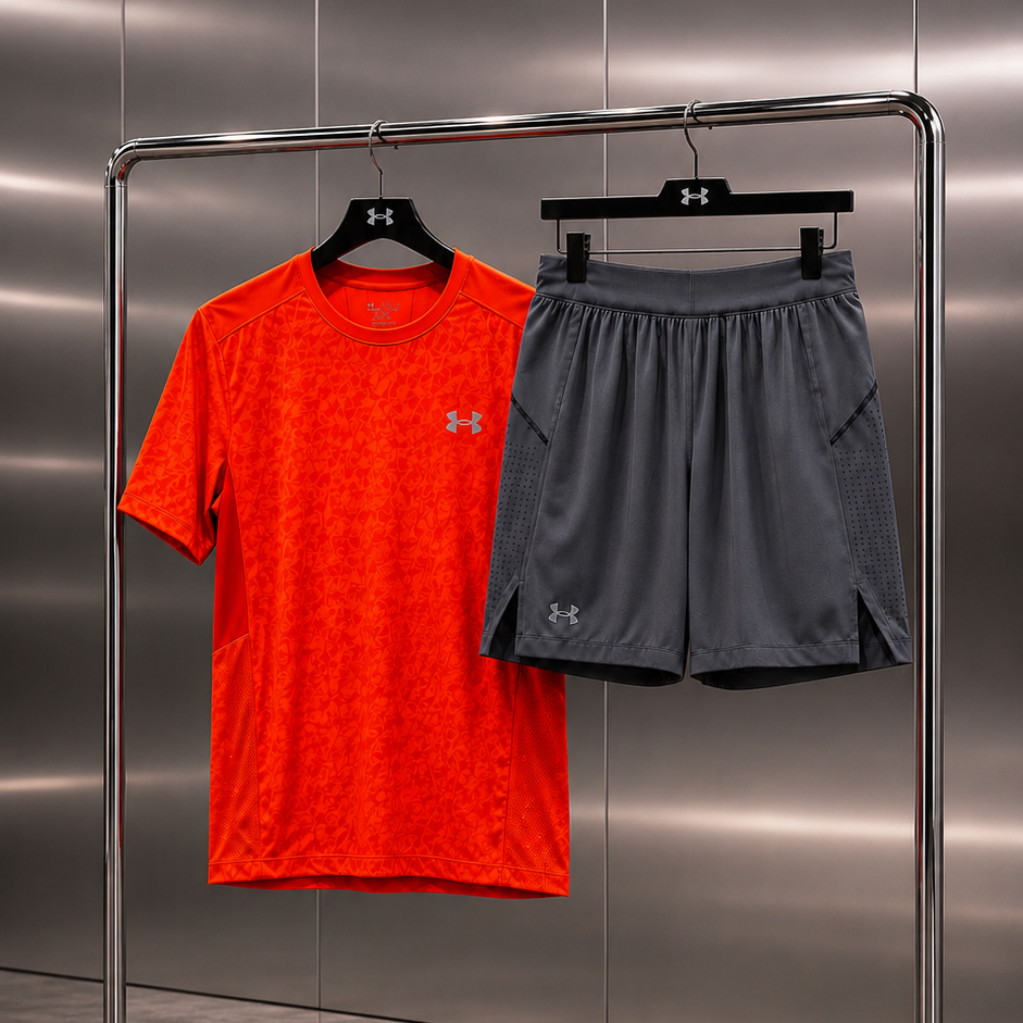 Under Armour Orange Lava Set