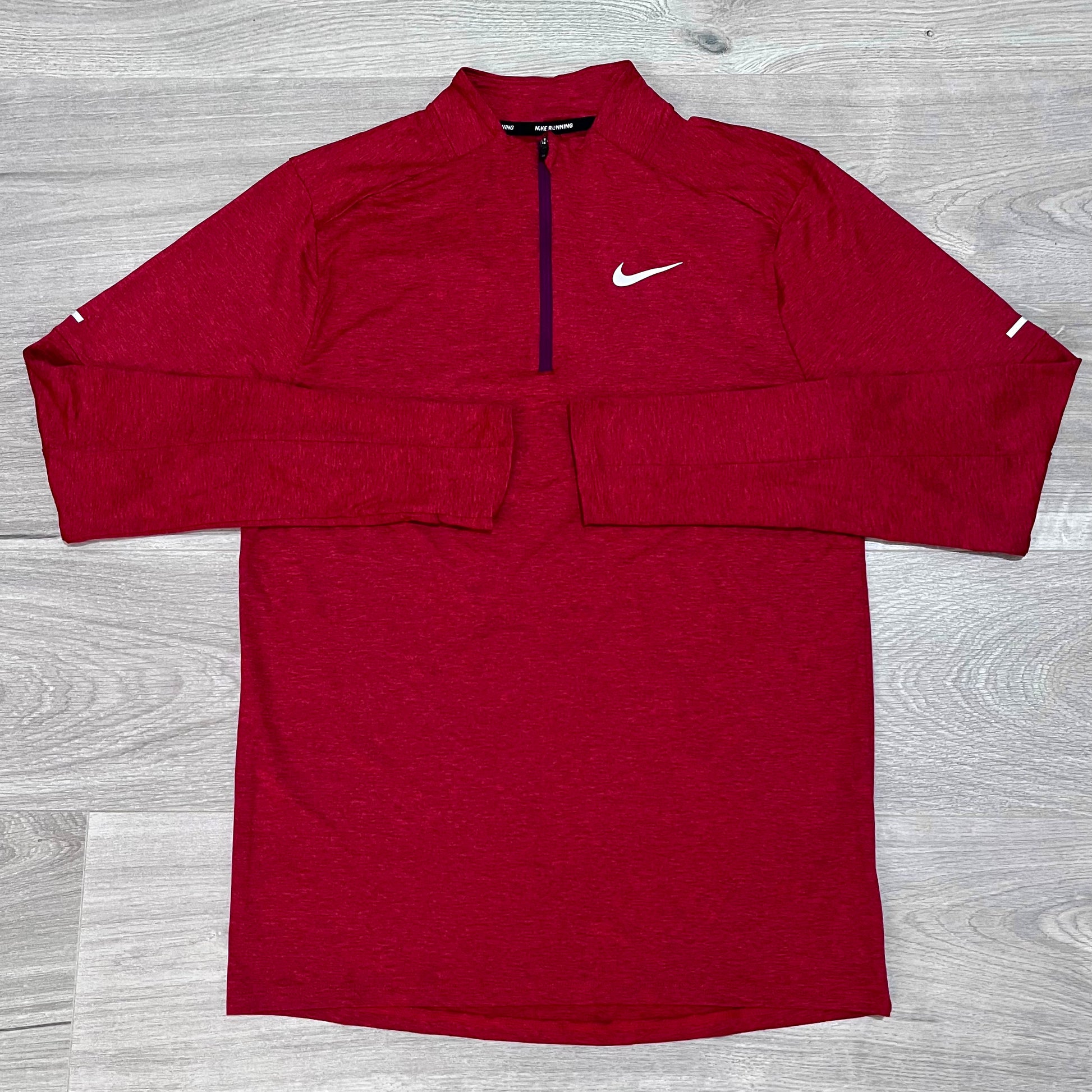 Nike element red half zip hotsell